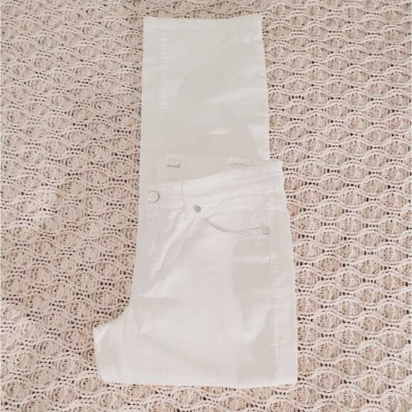 CAMBIO Premium Straight "NORAH" White Flexible Midrise Jeans - Picture 16 of 16